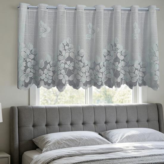 Tenda per Armadio, Tenda Corta Semioscurante, Resistente alle Pieghe Facile da Curare, Pannello Decorativo per Finestra a Baia della Cucina