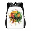 Kawaii Drei Kleine Vögel Reggae Rucksack Heißer Verkauf Tagesrucksack Große Kapazität Kinder Schultasche Rucksack Umhängetaschen für Männer Frauen
