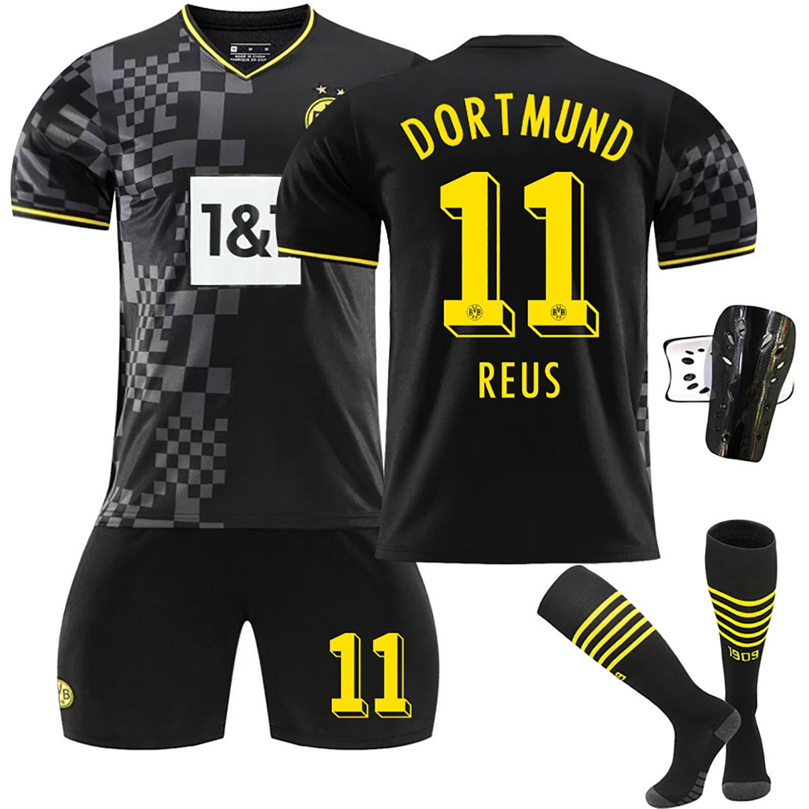 2223 выездная футболка Dortmund, комплект детского футбольного тренировочного костюма