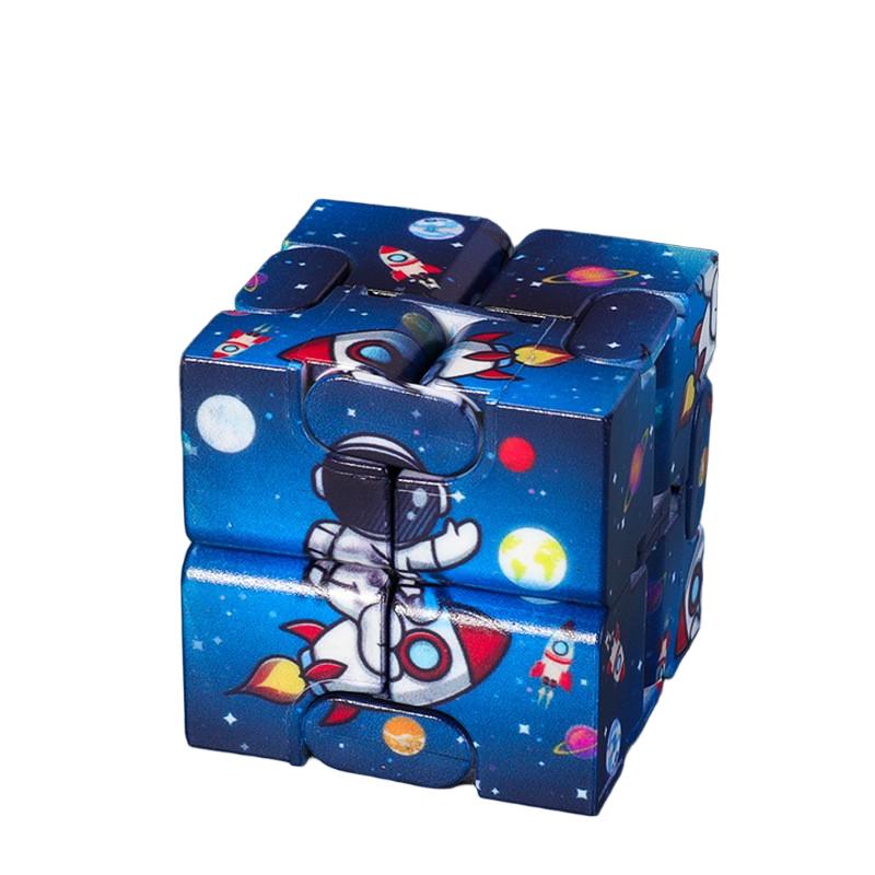 

Infinity Cube Flip Adhd Toys Тривожна іграшка Кінчики пальців для гри Головоломка Антистрес Чарівний палець Непосида Аутизм Ручні подарунки Діти