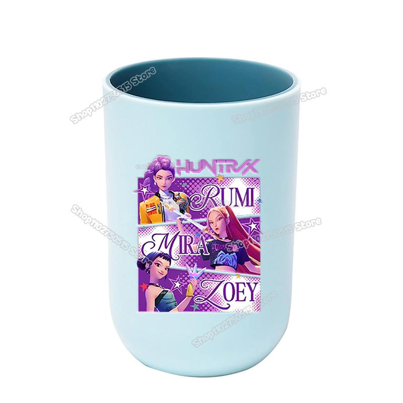 Perfekte KPop Dämonenjäger Kinder Zahnbürstenbecher Niedliche Mädchen Mundspülbecher Zahnbürstenbecher Trinkgeschirr Badezimmer Zahnbürstenhalter