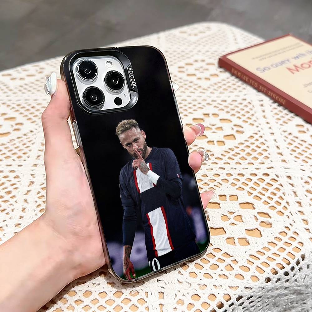 Cool Football For N-NeYmAr  Phone Case For iPhone 17,16,15,14,13,12,11 Plus,Pro Max,XS,Colored silver phone case iPhone14Plus