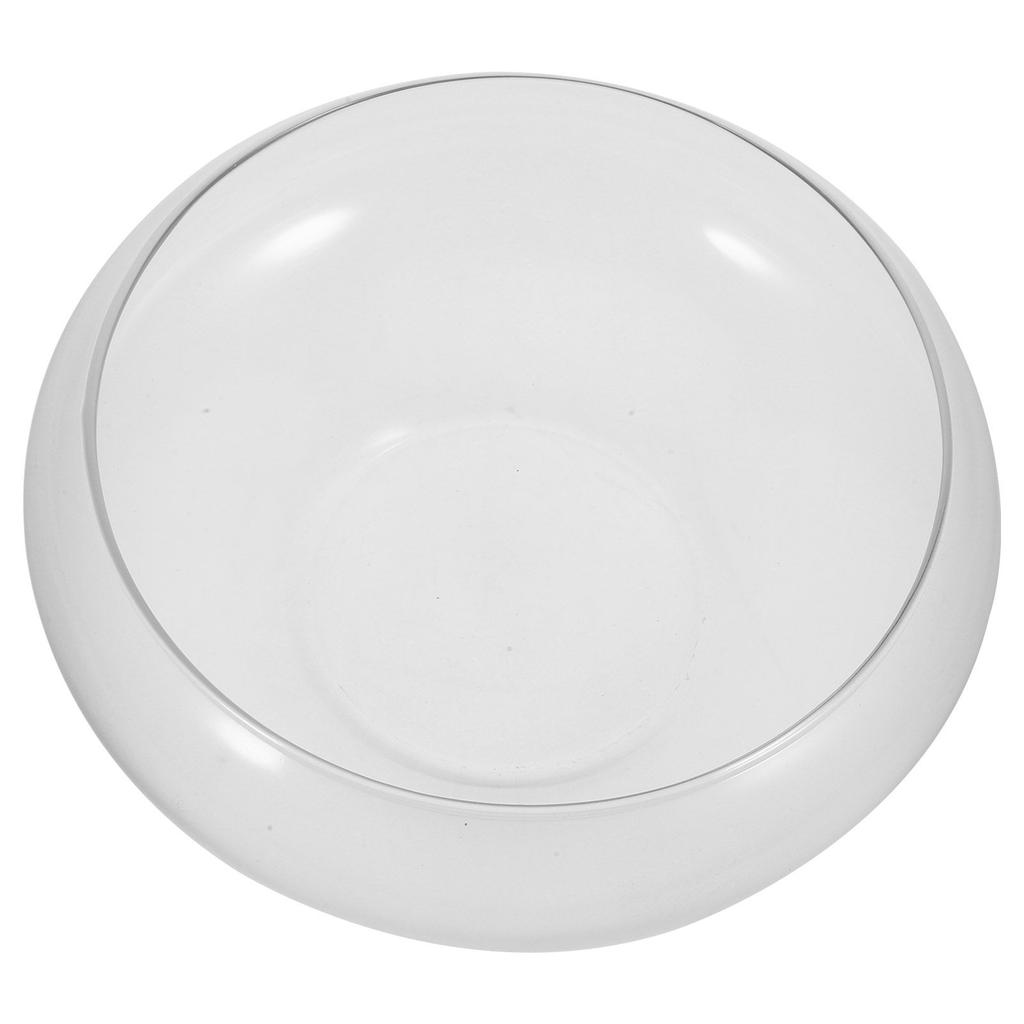 Bol de pește din sticlă Acvariu mic Acvariu de birou Bol transparent pentru pești aurii Ghiveci pentru plante hidroponice Micro peisaj Decorativ