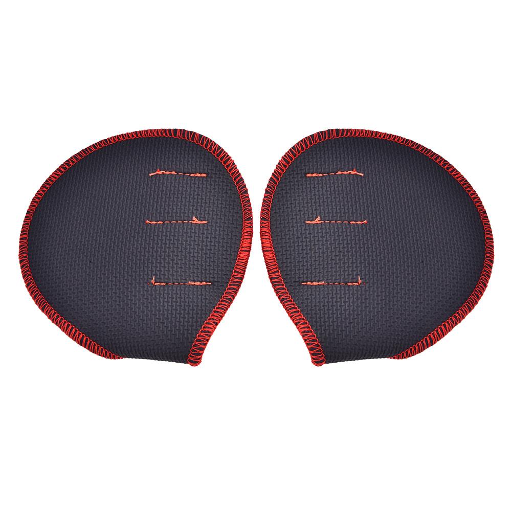 1 Pair Weight Lifting Weightlifting Protection Pads Gloves for Fitness Workout Exercise(Red)