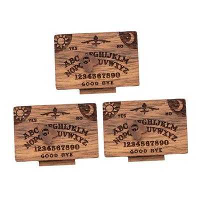 Çekmeceli Minyatür Ahşap Ouija Tahtası Kalp Desenli Fonksiyonel Ruh Tahtası Ev İçin Dekorasyon