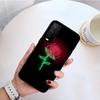 Sfondo nero fluorescente Rosa neon cuore regina cover Per vivo Y31 Y30 Y33S Y11S Y12S Y17 Y20 Y21S Y53S Y15 Y91C V23 Custodie