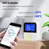 Smart Wireless WiFi Digital Thermometer Hygrometer LCD Screen Home Tuya APP Notification WIFI Temperature and Humidity Sensor