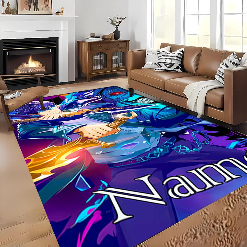 Custom Personalization Solo Leveling Area Rug - Perfect For Kitchen, Bathroom,Laundry Room Decor Large Size Available,Gift All Seasons