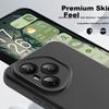 Honor 400Pro Phone Case Huawei Honor 400Pro Liquid Silicone Soft Case Full Coverage Lens Protection Shockproof Minimalist Premium Black