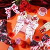 Romantic Red Heart Ribbon Set For Valentines Day With Four Creative Styles For Diy Decor Home