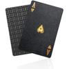BIERDORF Jeux De Cartes Poker - Étanches En Plastique Diamond Noir