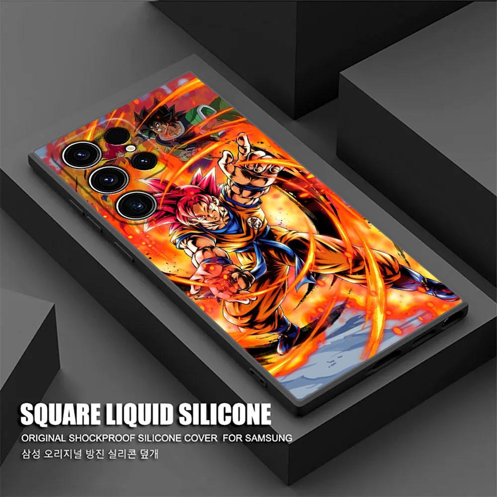 Dragons Balls Goku God Vegeta Anime Phone Case For Samsung Galaxy S25 S24 S23 S20 S21 FE S26 S22 Ultra S26 Plus S25FE Soft Cover