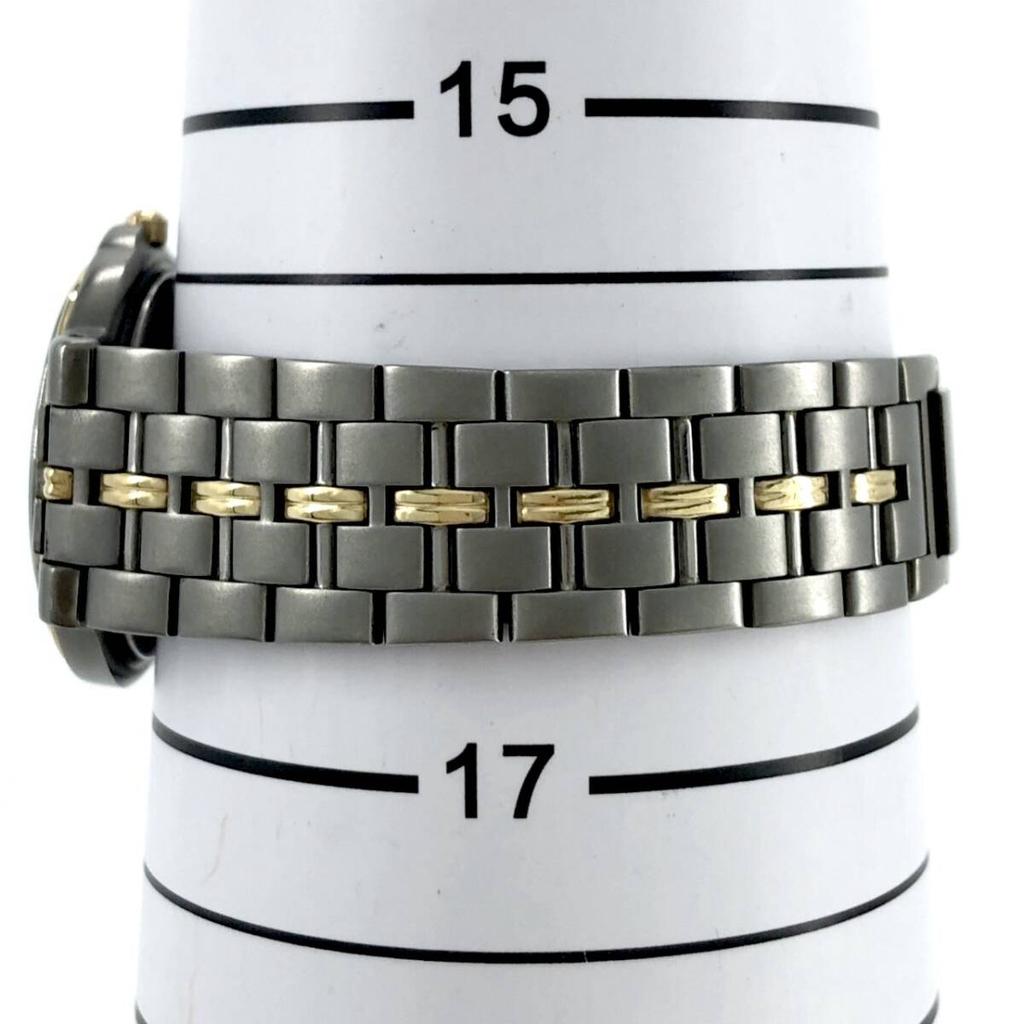 New battery Working SEIKO DOLCE quartz manufactured in Black 10 ATM water 3 replaced. condition. 8N41-6140 watch, 1991. dial, titanium, ladies' watch