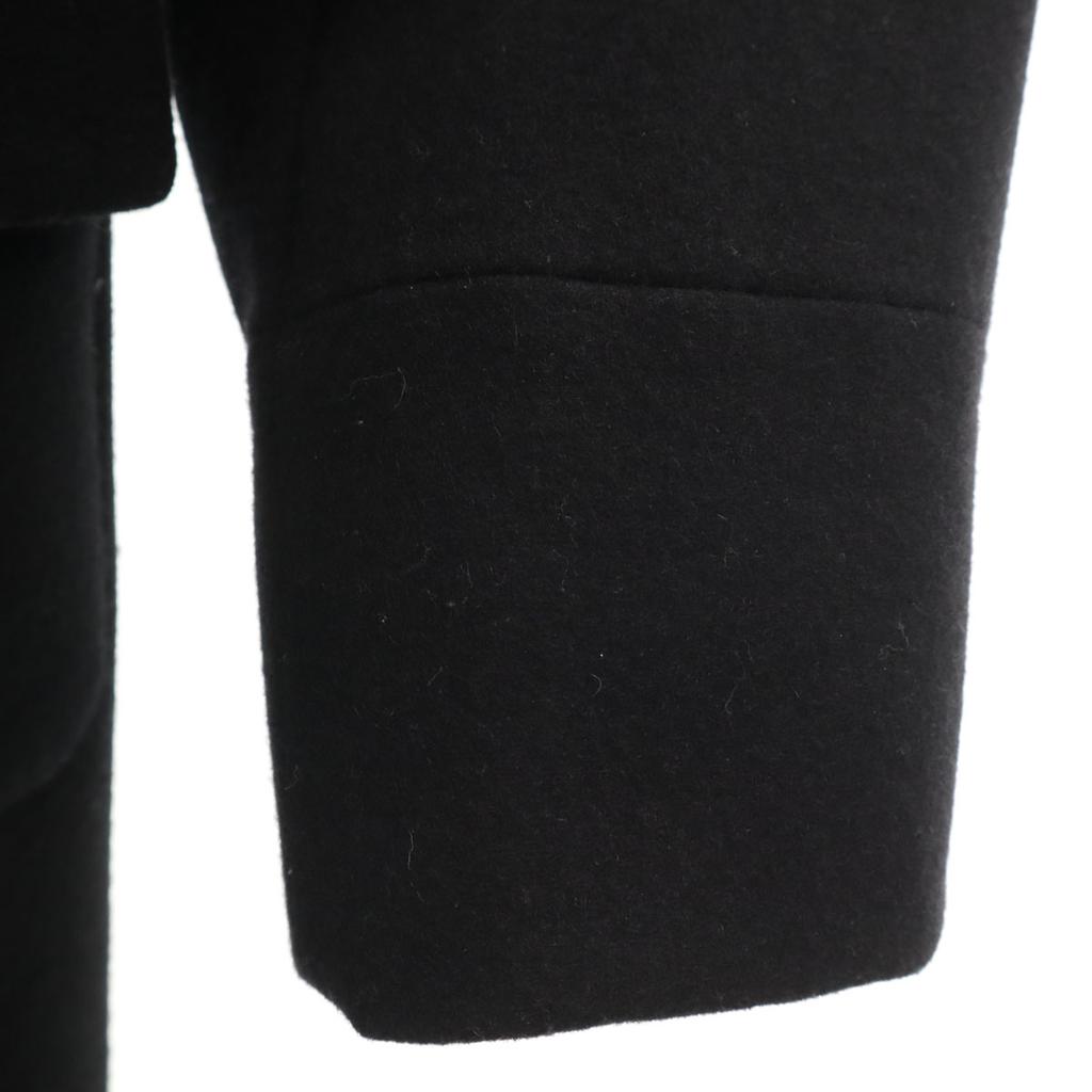 LAPIS LUCE PER BEAMS Cashmere Blend Stainless Collar Coat 36 Black Women Used