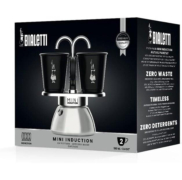 Кофеварка Bialetti Set Mini Express Induction schwarz (0007310)