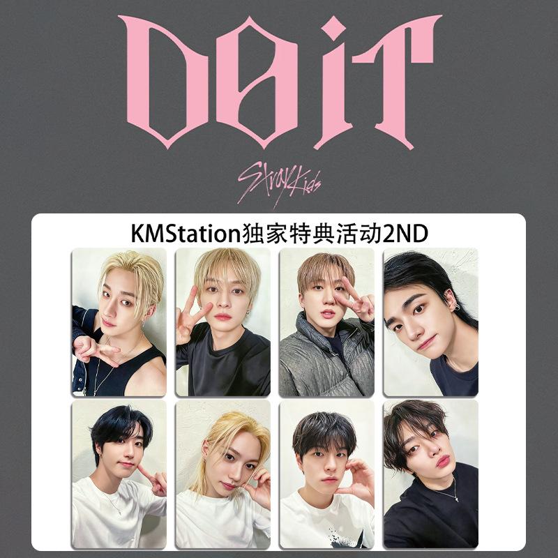 8pcs Stray Kids SKZOO Album "DO IT" KMS2.0 Special Offer Chinese Card Back Special Card Collection Card Fan Gift