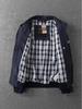 Herren Herbst/Winter Schlanke Passform Windjacke: Business Casual, Vielseitig, Doppellagige Reversjacke.