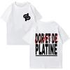 New Jul DP Summer Maillot Fashion Printed Unisexs Shirts High Street Y2K Shirts Unisex Trend Cotton Fashion Oversized Tshirt