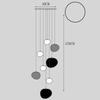 Nordic luxury staircase pendant light modern ceiling light home decoration dining room chandelier living room lighting fixtures