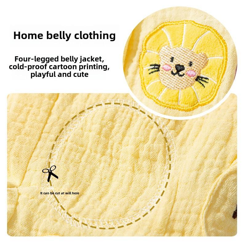 Dog Double Cotton Soft Yarn Four-legged Belly Clothing Medium and Small Dog Air Conditioning Clothing Cat Belly Protection Pet Clothing