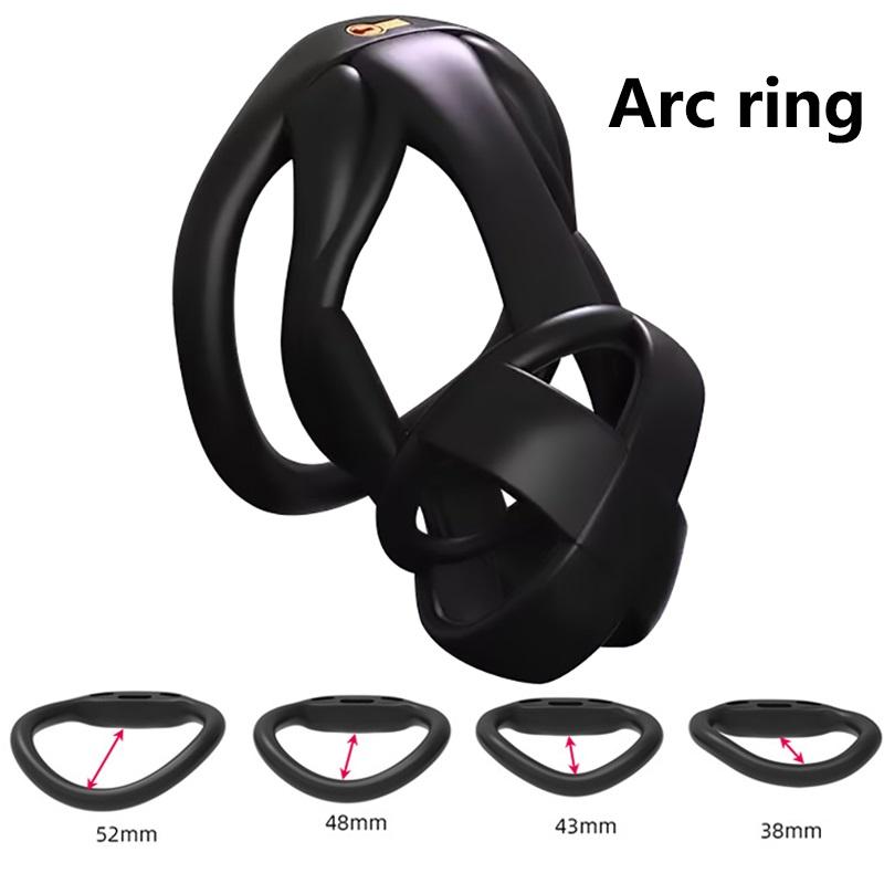 Male Penis Chastity Cage Set Mini Small Long Bird Chastity Cage With 4 Cock Rings Penis Lock Bondage Slave Man Sex Toy