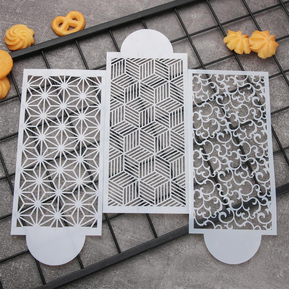 Baking Cookie Decorating Tools Sugar Sieve Mold Fondant Printing Baking Templates Cake Stencil