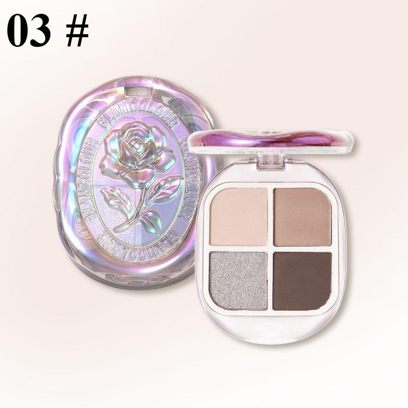 

Палитра теней для век, 4-цветная палитра теней для век, веганские тени для век, волшебный цвет, земные тона, матовый перламутровый оттенок, тонкая пудровая текстура