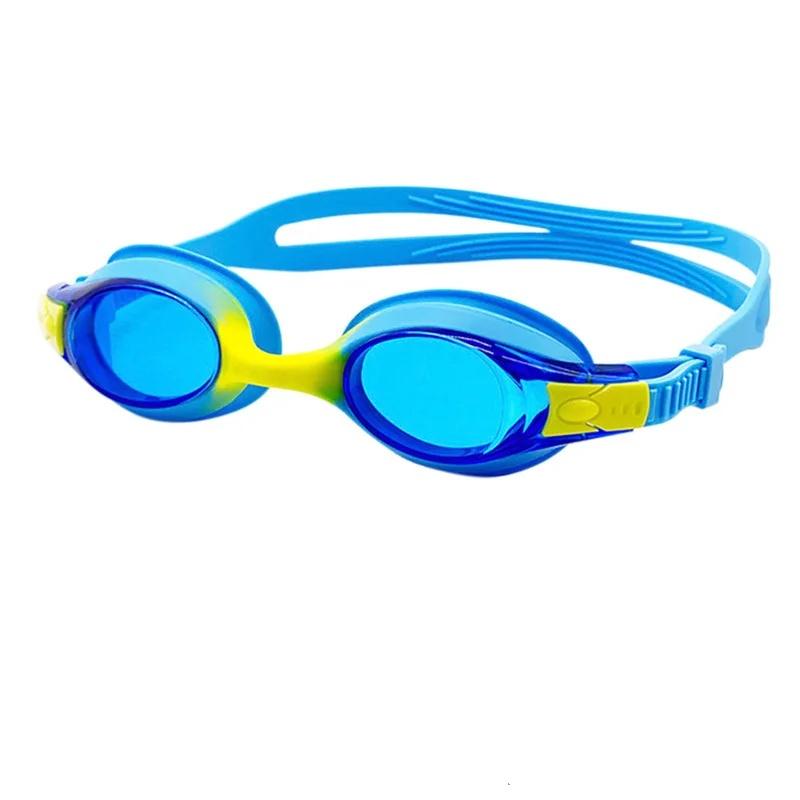 Kids Swimming Goggles HD Waterproof Anti-Fog Electroplating  Glasses Colored Lenses Eyewear High Quality Adjustable Goggles