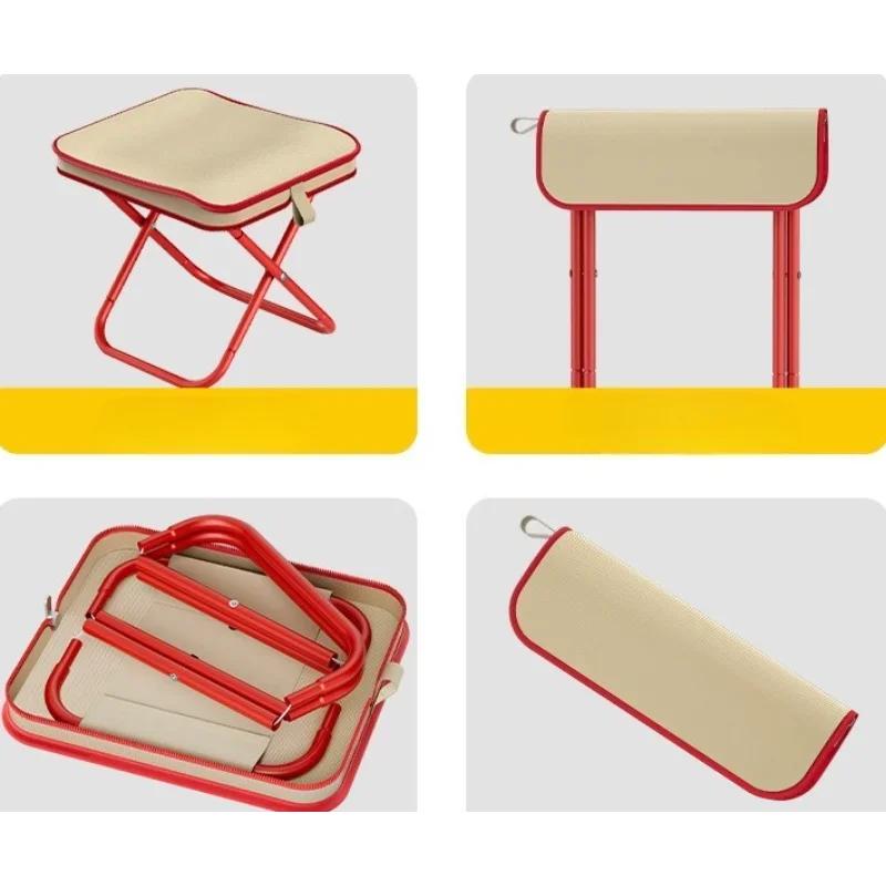 Folding Stool Fishing Stool Chair Portable Outdoor Stool Camping Supplies Train Subway Portable Stool Portable Stool