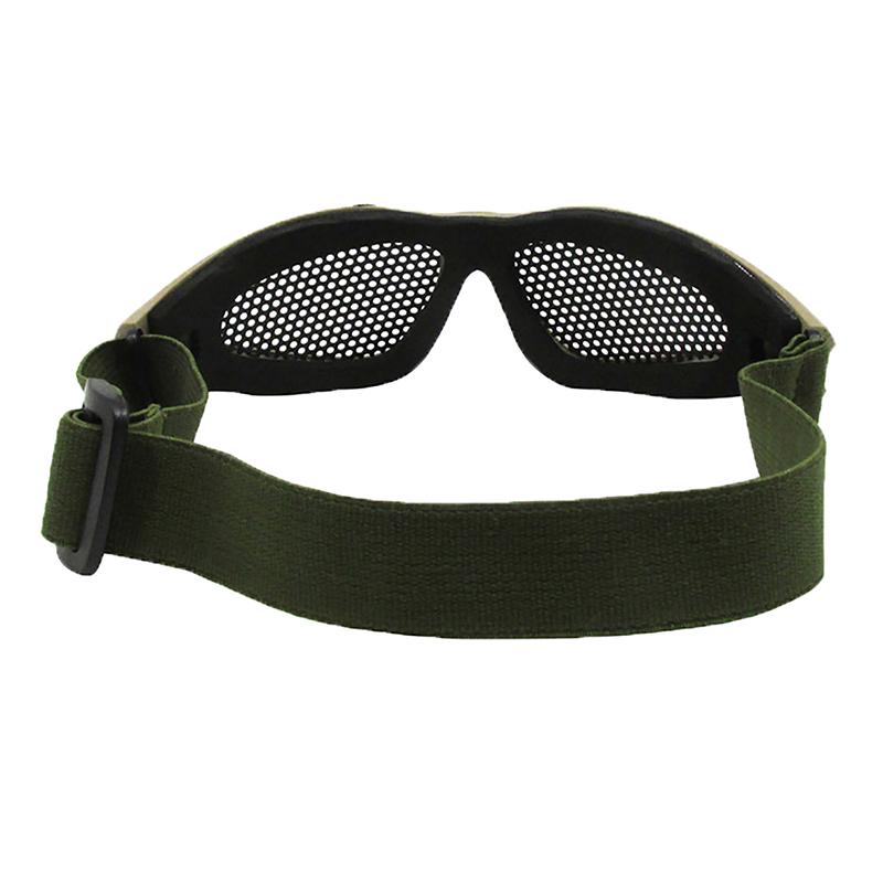 Lovecké Taktické Paintballové Okuliare Ochranné Okuliare Oceľová Drôtená Sieť Airsoftové Sieťové Okuliare
