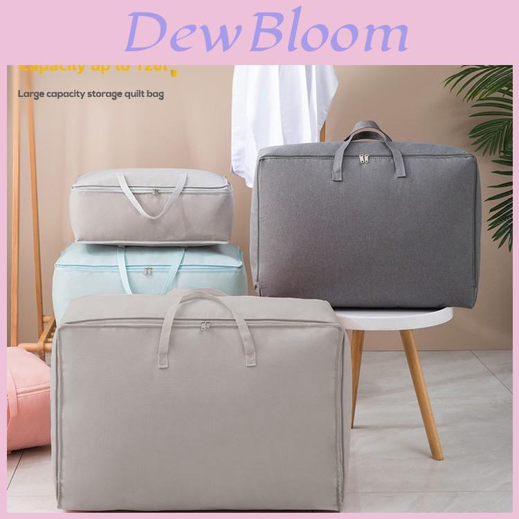 Bedroom Storage Bag Large Capacity Nonwoven Fabric Organizer With Dustproof Design For Bedding And Clothes