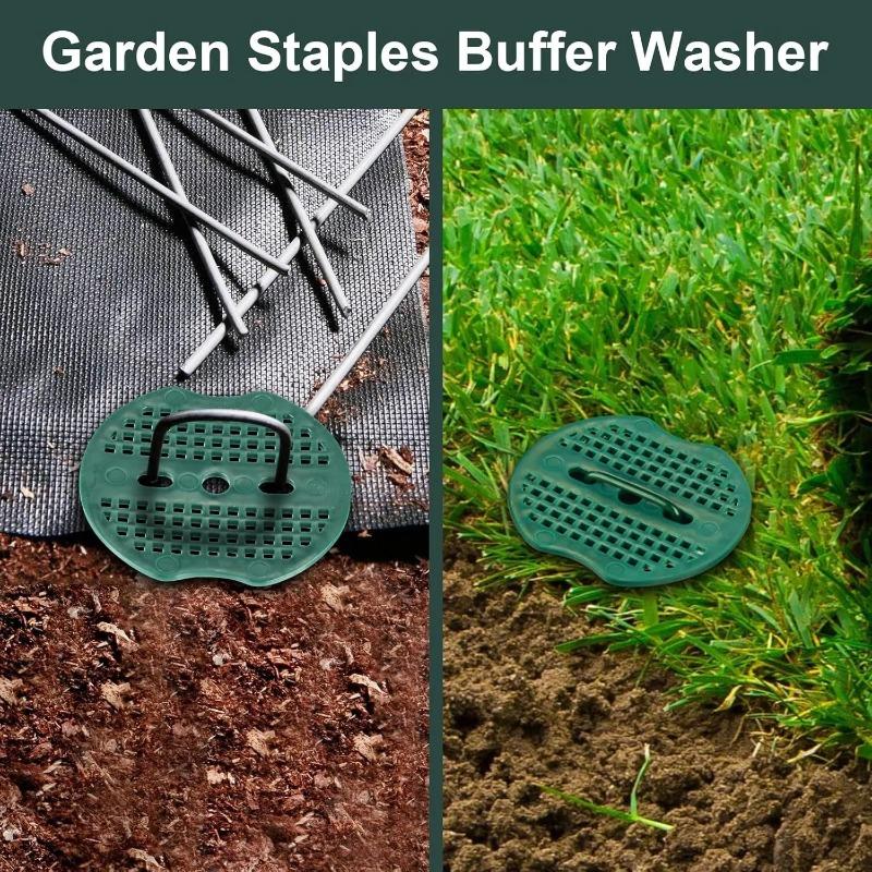 Heavy Duty Verzinkte U-Vormige Tuinpennen Landschap Grondpennen Grasmatpennen Gazon Barrière Bevestigingspennen Schutting Grondnagels