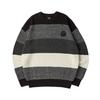 Striped Crewneck Knit Sweater