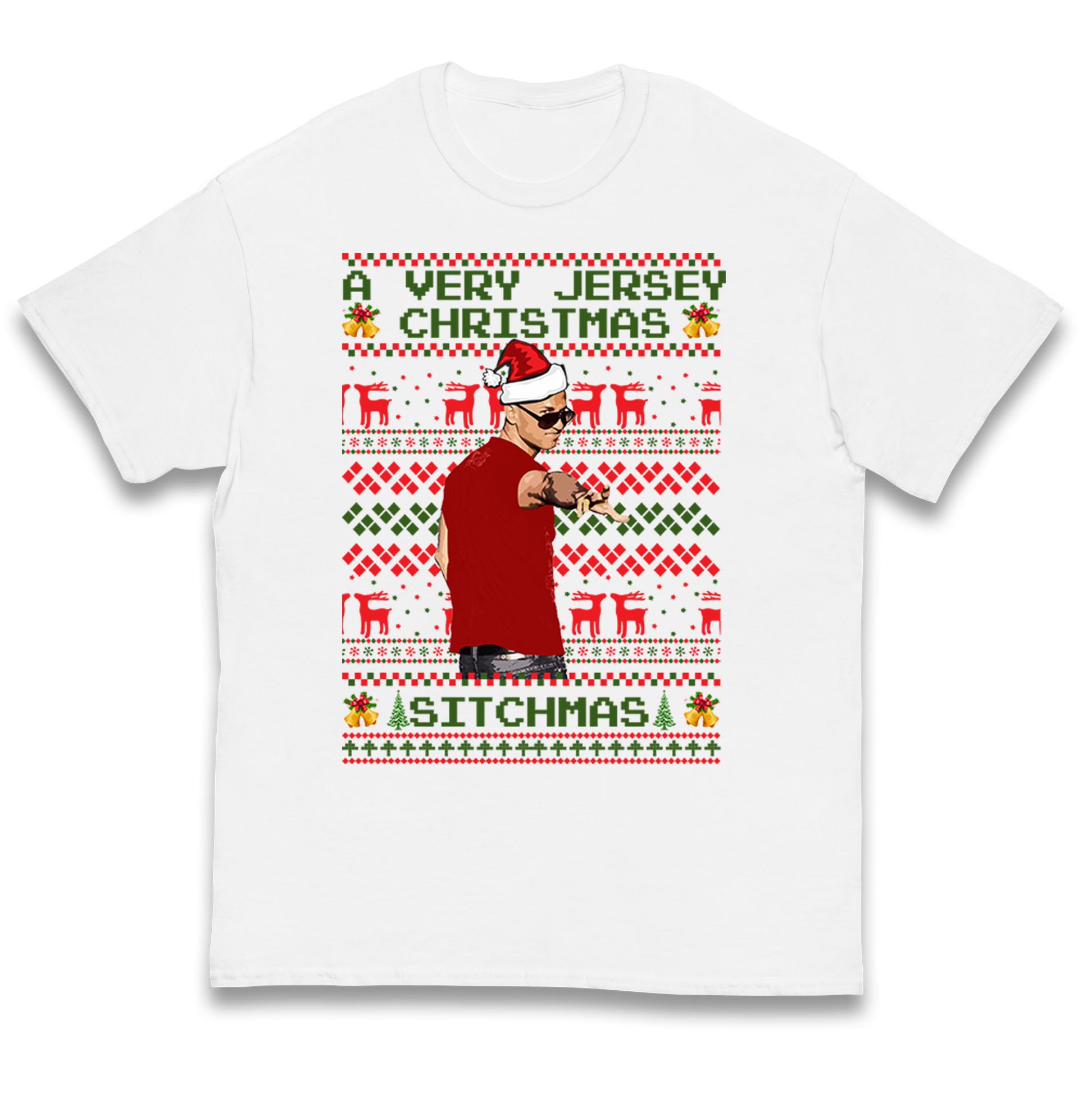 

A Very Jersey Christmas Sitchmas Mike Sorrentino Kids T Shirt 100