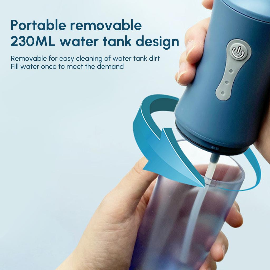Cordless Water Dental Flosser Rechargeable Oral Irrigator Tooth Care Cleaner