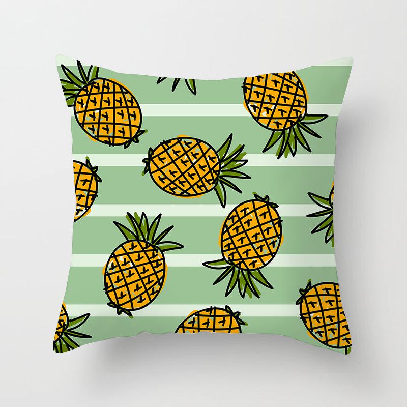 Ins Internet Celebrity Nordic Cactus Plant Peach Skin Car Sofa Pillow Cover Cushion Cover Home