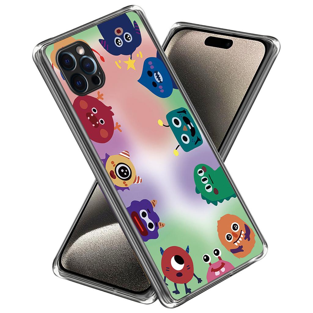 For iPhone 16 Pro Case Pattern Printed Shockproof TPU Phone Cover