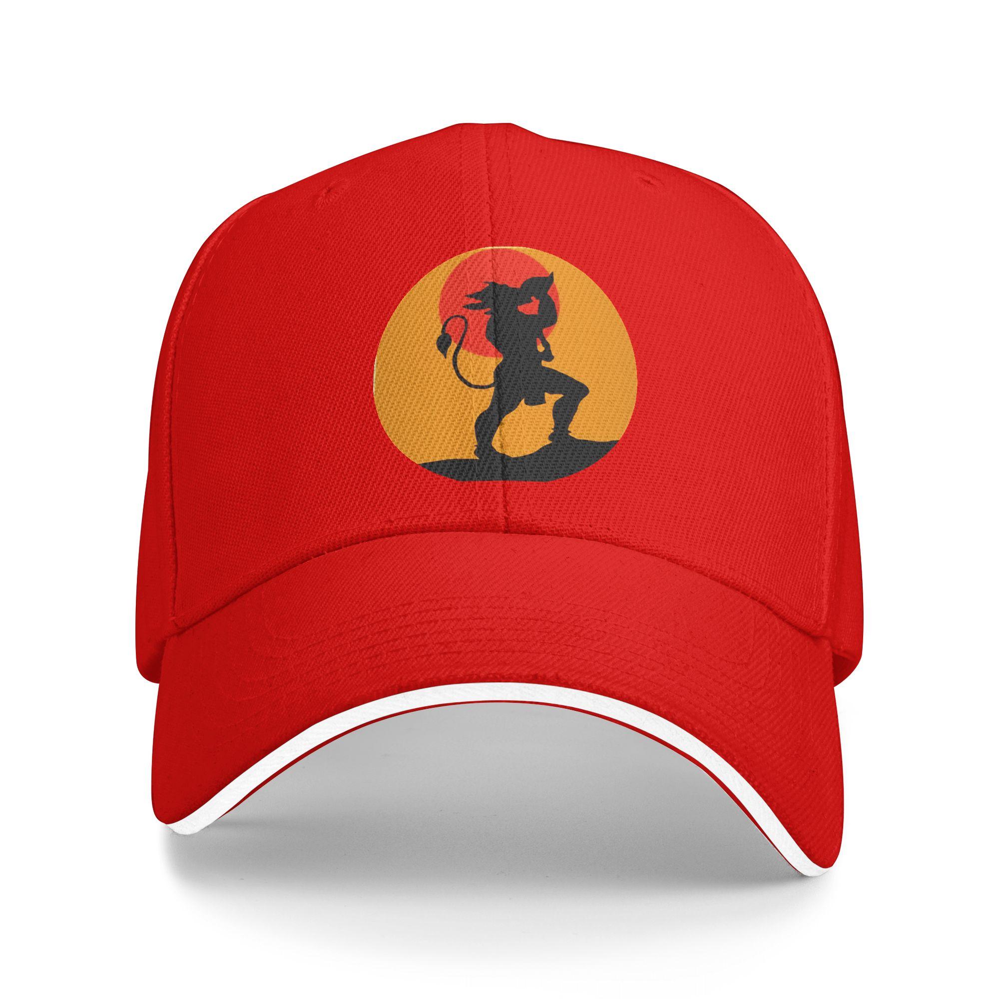Spring Bhagwan HanuUnisex ji bajrang bali god Baseball Cap  Tennis Skate Casual Print Sun Unisex Unisex High Quality Baseball Caps One Size