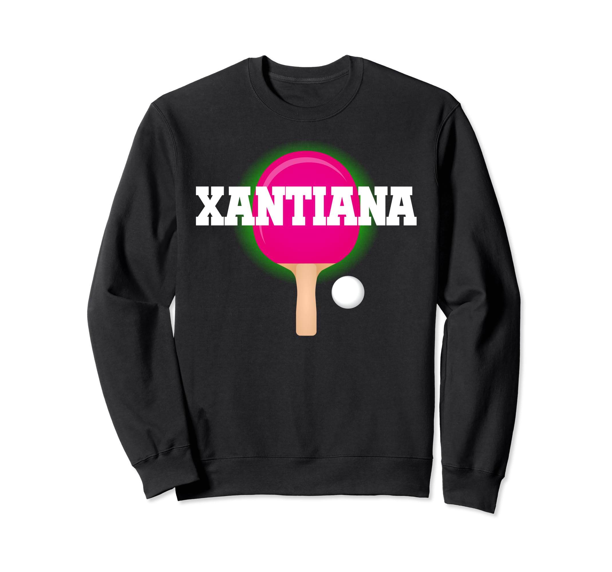 

Xantiana Name Girl Table Tennis Ping Pong Game Racket Sports Trainer чёрный