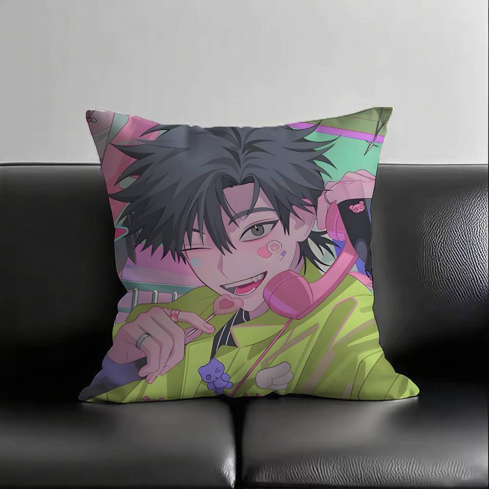 1pc Lu Guang Cheng Xiaoshi Pillow Case Fashion Square Pillowcase Bedroom Sofa Room Ins Decoration Leisure
