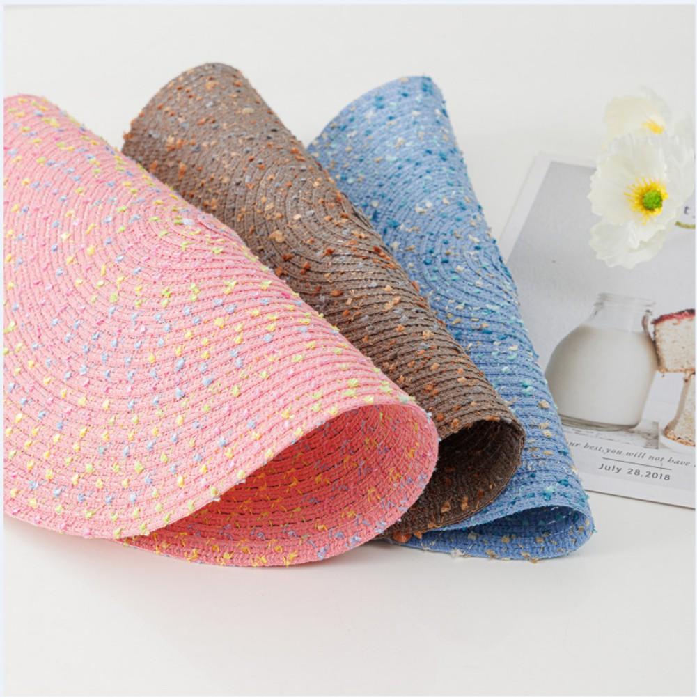 11/18/30cm Decorative Handmade Cup Mat Insulated Coasters Placemat Bowl Pad Non-Slip Round Tea Coffee Cup Coaster Table Pads