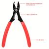 1Pc 7in Squeeze Pliers Professional Electrical Cable Stripping Crimping Tool Wire Stripper for Terminals Electrical Tool