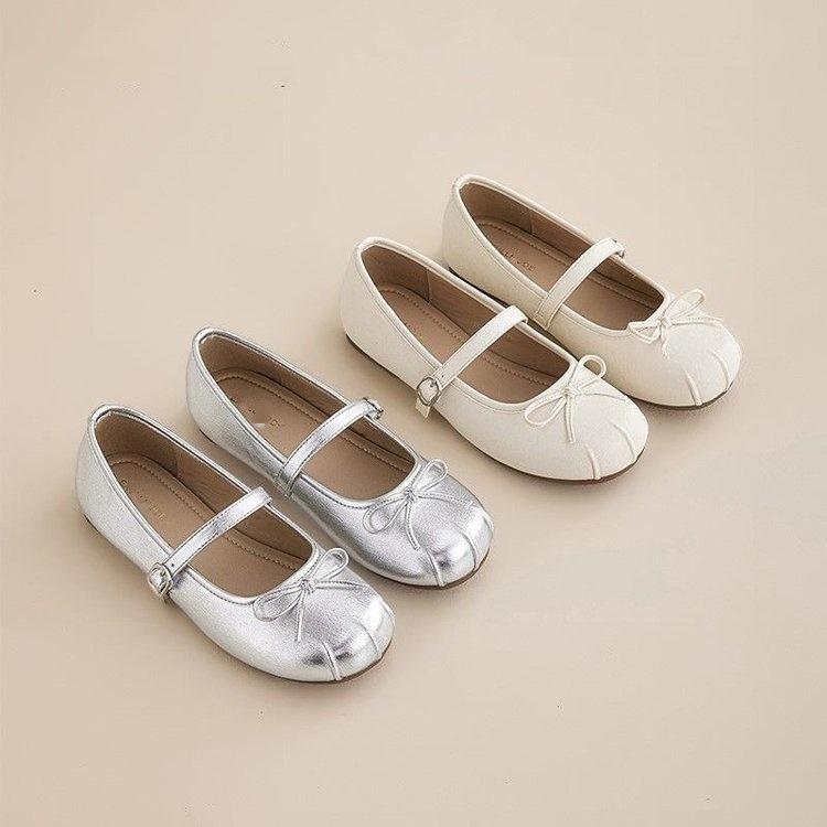 French fairy wind shallow mouth single shoes new spring gentle beanie shoes soft sole with skirt Mary Jane shoes