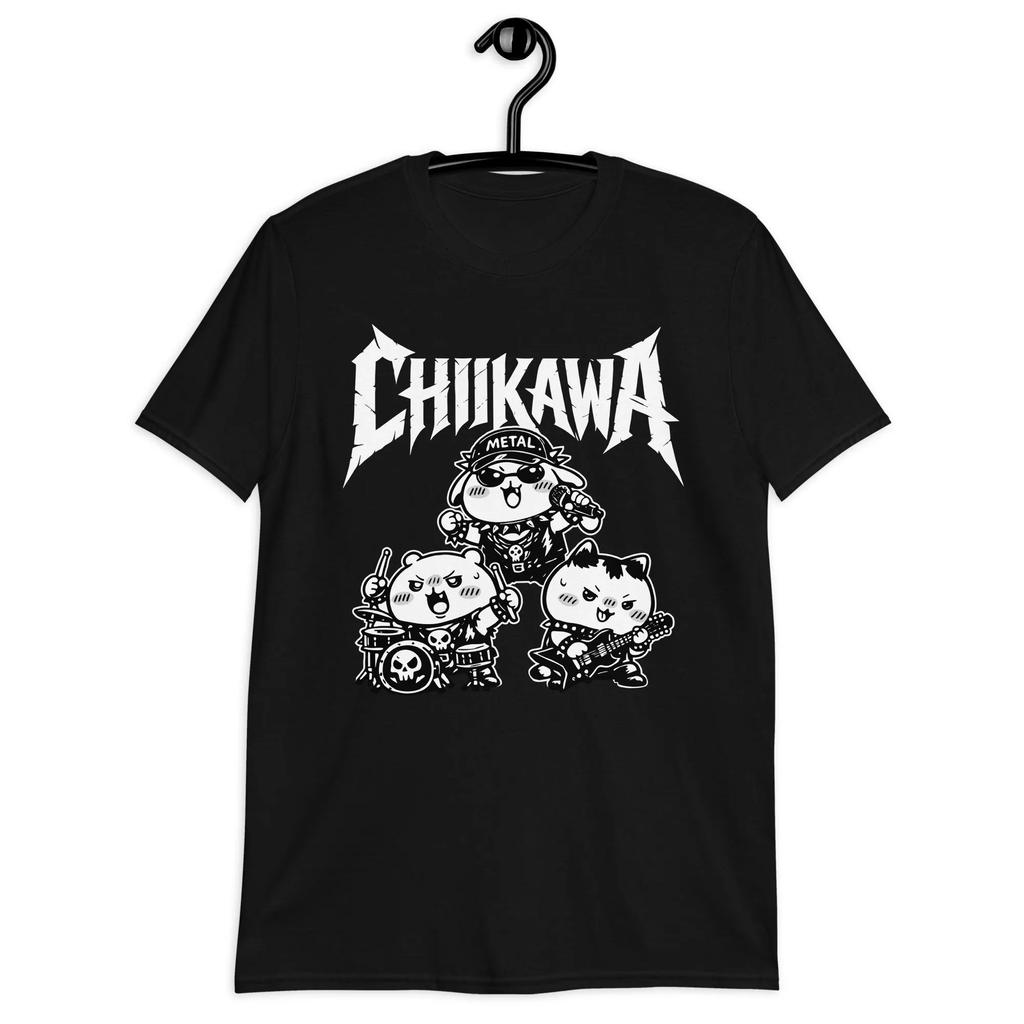 Chiikawa Kawaii Anime Tee Unisex Short Sleeve Tops Casual Daily Outfit Lovely Character Print TShirt For Men Women