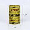 Iron Mini Oil Drum Model Chemistry Oil Drum Model Car Model Storage Box Desktop Decoration War Games Scene Model for Xmas Gifts