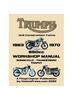 Kniha TRIUMPH 650cc UNIT CONSTRUCTION TWINS 1963-1970 WORKSHOP MANUAL