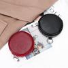 Women's Genuine Cowhide Coin Purse: 2026 Round Earphone & Card Holder Bag