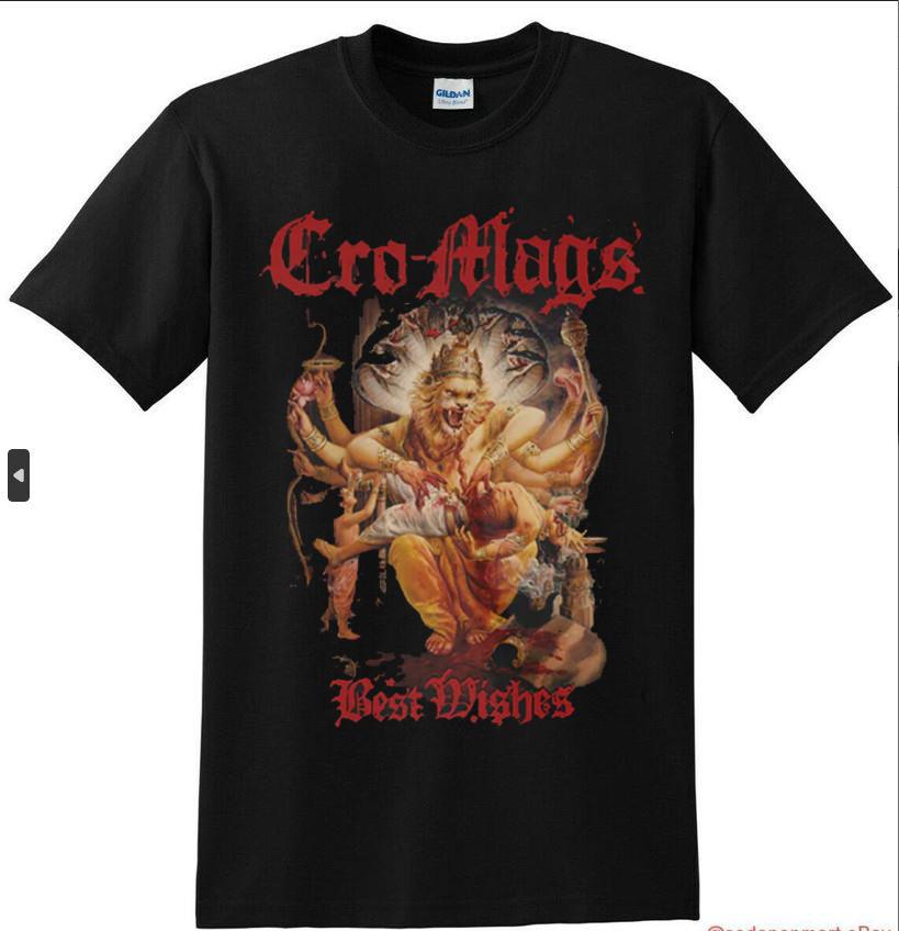 Винтажная футболка CRO-MAGS BEST WISHES Все размеры S-2345XL MK181 Унисекс футболка XXL