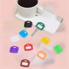 [JN] Colorful Silicone Key Covers For Easy ID - Flexible & Durable Identifier Tags Organize Keys
