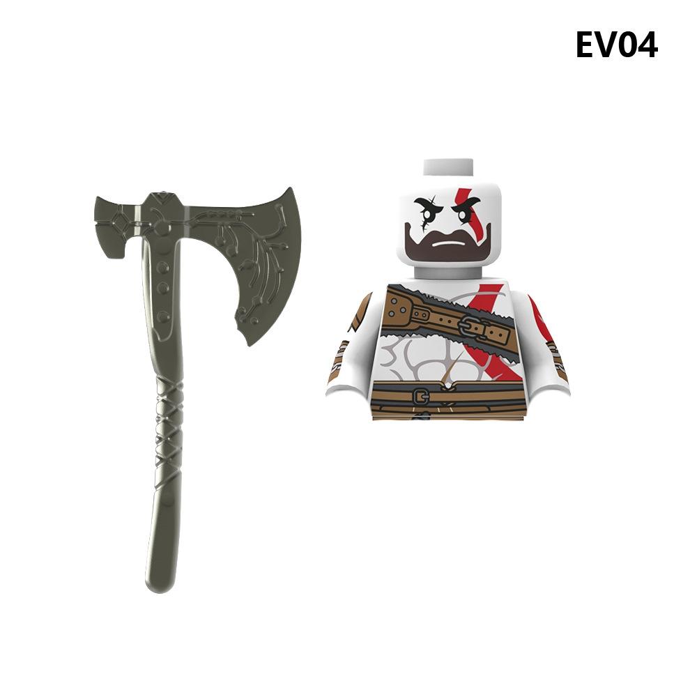 Movie Game Bricks Building Blocks Anime Cartoon Mini Action Figures Heads Assembly Toys Kids Birthday Gifts